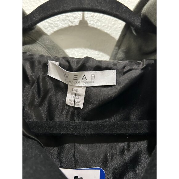 NWT Wear by Erin Andrews Size L Flannel Shacket Brooklyn Nets - Picture 2 of 4